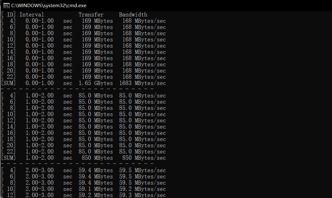 工具的安装与使用测试案例及各参数 Iperf3-次元社