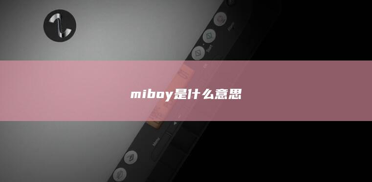 miboy是什么意思-次元社