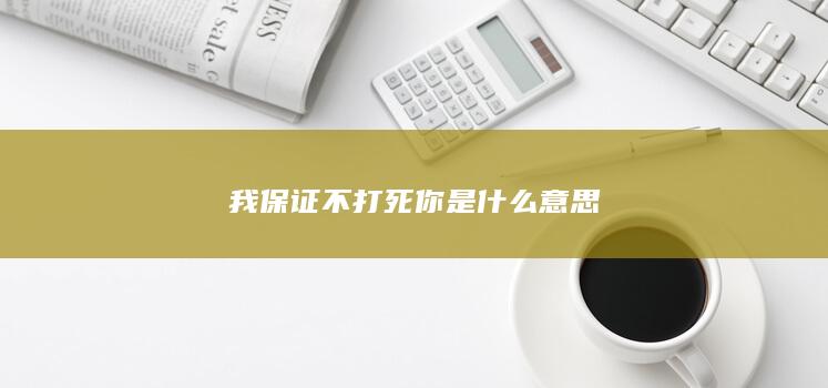 我保证不打死你是什么意思-次元社