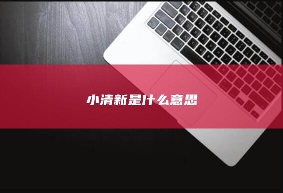 小清新是什么意思-次元社